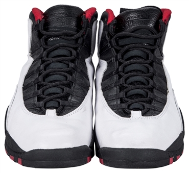 1995 Michael Jordan Game Used & Signed Air Jordan X Sneakers (MEARS, PSA/DNA & UDA)